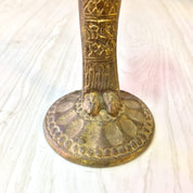Brass Candlestick Holder | Vintage Brass | Woman Candlestick Holder | Vintage Home Decor | Boho Decor | Vintage Lighting | Candles | Gift