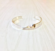 Simple Twist Sterling Silver Cuff Bracelet | Minimalist Jewelry | Twist Design Cuff Bracelet | 925 Jewelry | Classic and Timeless Jewelry