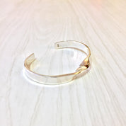Simple Twist Sterling Silver Cuff Bracelet | Minimalist Jewelry | Twist Design Cuff Bracelet | 925 Jewelry | Classic and Timeless Jewelry