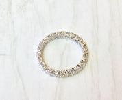 14 Karat White Gold and Diamond Wedding Band | Diamond Ring | Engagement Ring | Vintage Jewelry | Eternity Wedding Band | diamond stacker