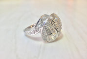 Platinum and Diamond Art Deco Engagement Ring | Vintage Engagement | Diamond Ring | Platinum Jewelry | Art Deco Ring | estate jewelry |Gift