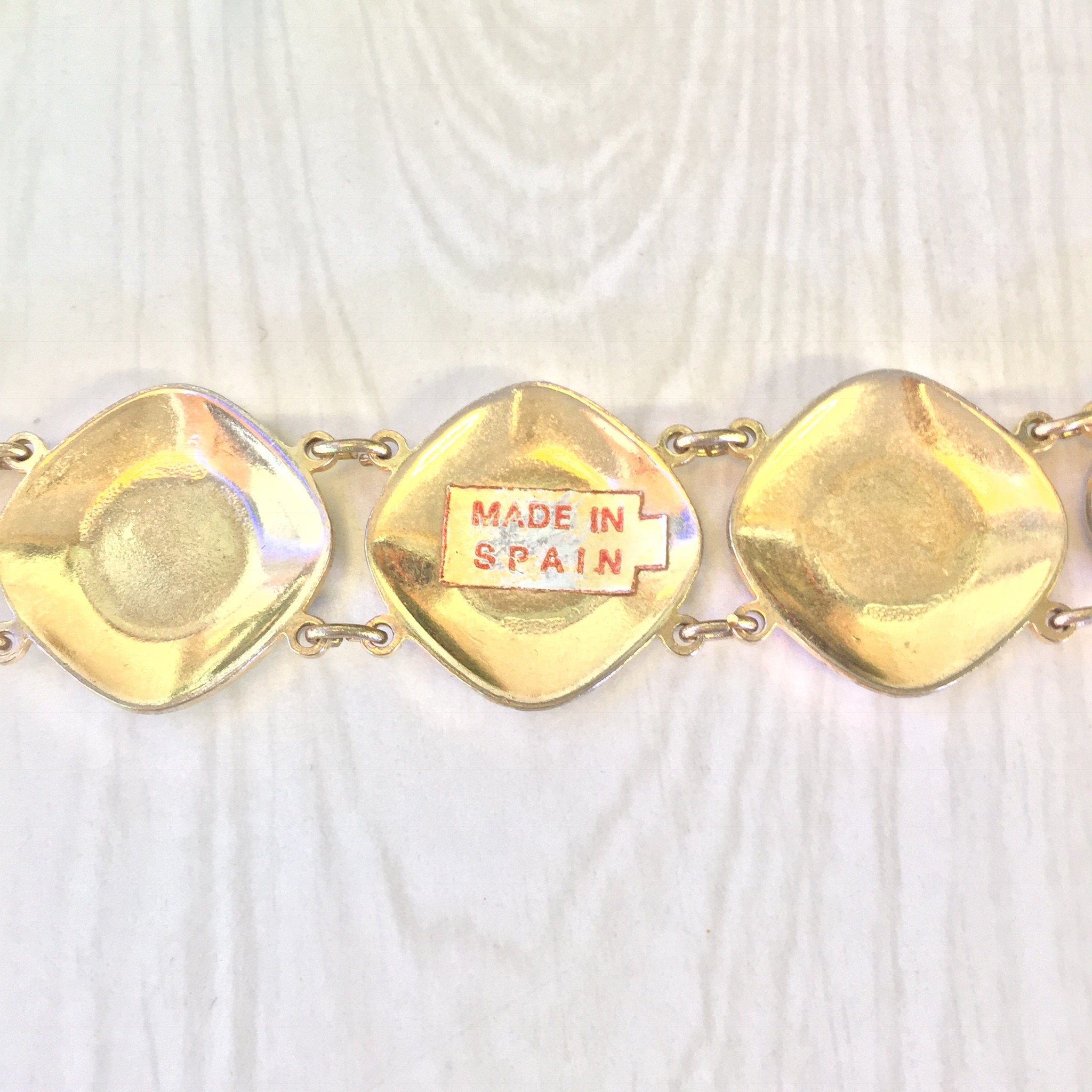 Vintage Gold Tone Bracelet | Nautical Jewelry | Costume Jewelry | Gold Bracelet | Vintage Jewelry | Holiday Gift Idea | Gift For Mom |