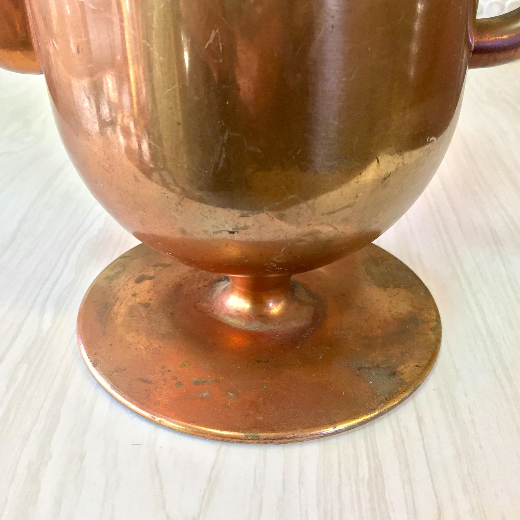 Large Copper Water Pitcher | Vintage Water Pitcher | Copper Home Decor | Vintage Home Decor | Industrial Style | Large Water Vessel | Gift