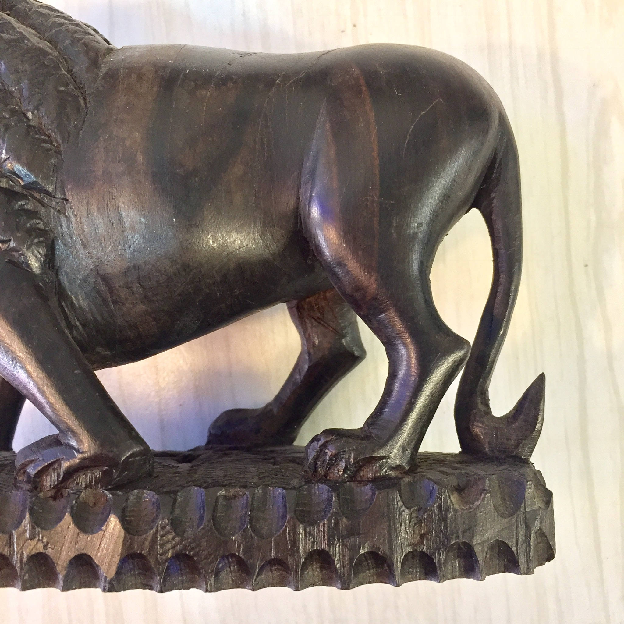 Hand Carved Ebony Wood Lion | Lion Wood Carving | Solid Wood Lion | Mantle Piece | | Bohemian Home Decor | Lion Decor |