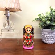 Set of Five Vintage Russian Nesting Dolls | Matryoshka Nesting Dolls | Nesting Dolls | Russian Wooden Stacking Dolls | Holiday Gift Idea