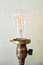 Brass Candlestick Lamp | Edison Bulb | Candlestick Lamp | Light Fixture | Table Lamp | Accent Lamp | Home Decor | Boho Home | Desk Lamp