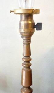 Brass Candlestick Lamp | Edison Bulb | Candlestick Lamp | Light Fixture | Table Lamp | Accent Lamp | Home Decor | Boho Home | Desk Lamp