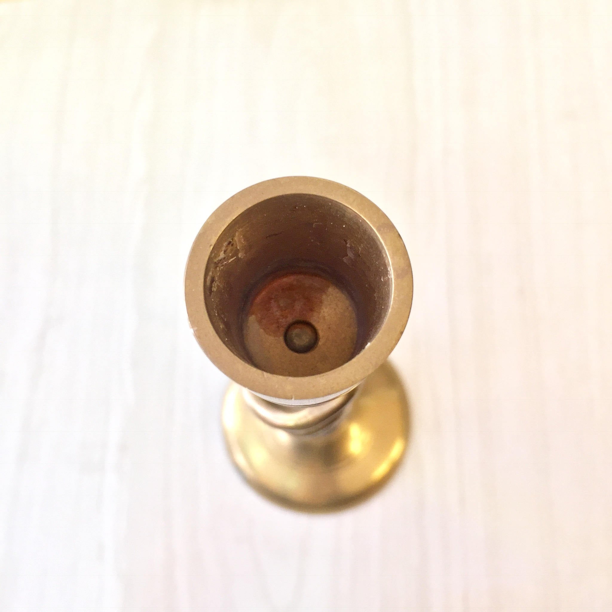 Vintage Brass 9" Open Barley Twist Candlestick Holders | Brass Spiral Candle Holder | Spiral Brass | Pair Of Candlestick Holders | Gift