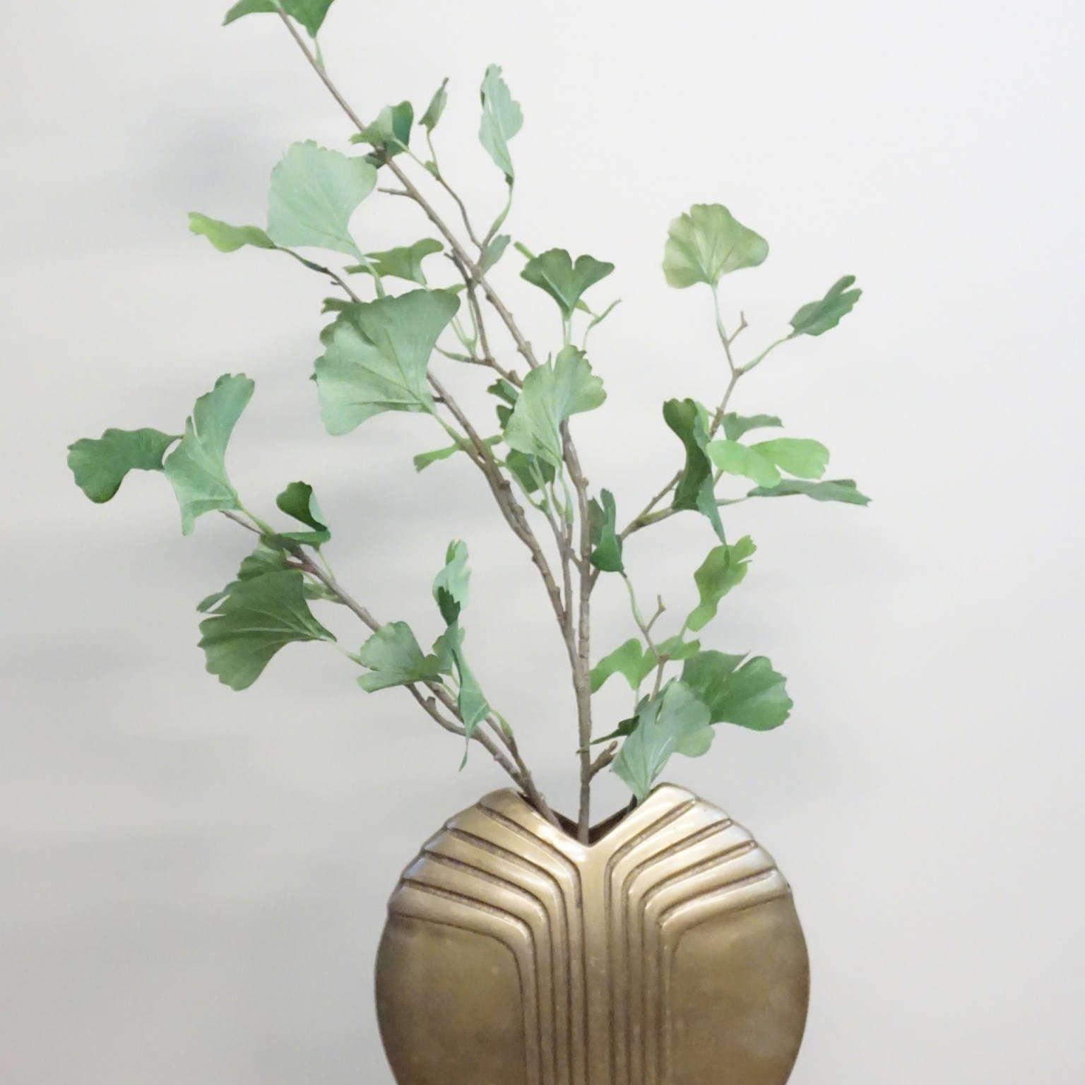 Vintage Brass Vase | Art Deco Style Brass Vase | Minimalist Design | Brass Home Decor | Vase | Bohemian Home Decor | Boho Home | Gift Idea