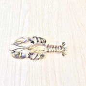 Vintage Sterling Silver Lobster Brooch | Lobster Pin | Sterling Silver Brooch Pin | Lobster Jewelry | Holiday Gift Idea | Vintage Jewelry