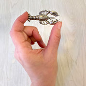 Vintage Sterling Silver Lobster Brooch | Lobster Pin | Sterling Silver Brooch Pin | Lobster Jewelry | Holiday Gift Idea | Vintage Jewelry