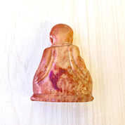 Small Alabaster Buddha Figurine | Hand Carved Buddha | Buddha | Mantle Piece | Gift Idea | Small Statue | Collectible | Home Decor |