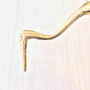 Vintage Brass Crane Statue | Midcentury Modern Brass Bird Statue | Brass Bird Figurine | MCM Home Decor | Brass Heron | Brass Bird | Gift