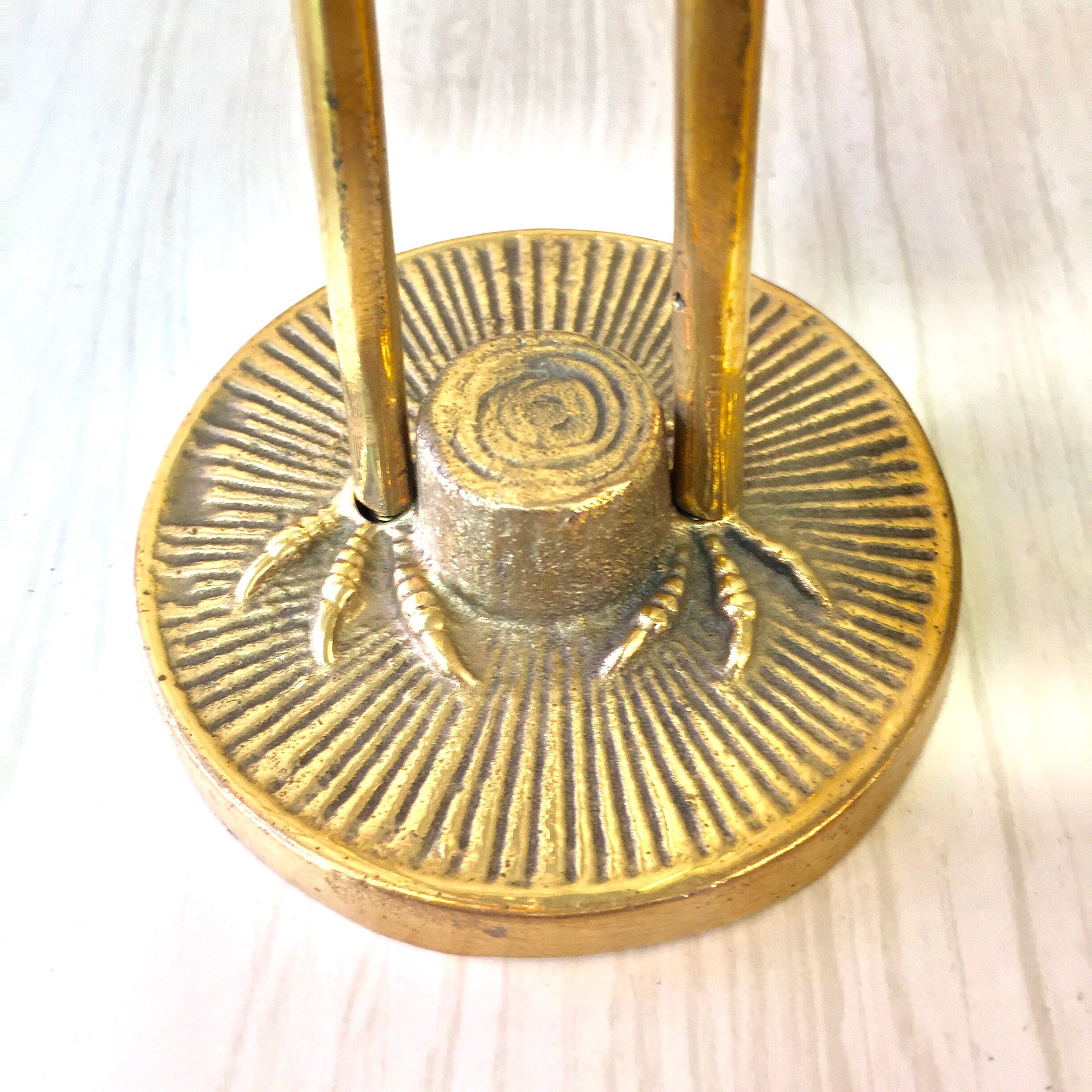 Vintage Brass Crane Statue | Midcentury Modern Brass Bird Statue | Brass Bird Figurine | MCM Home Decor | Brass Heron | Brass Bird | Gift