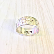 Vintage Silver Ring, Floral Ring, Floral Design, Sterling Silver, Vintage Jewelry, Band Ring, Statement Ring, Engagement Jewelry, Wedding