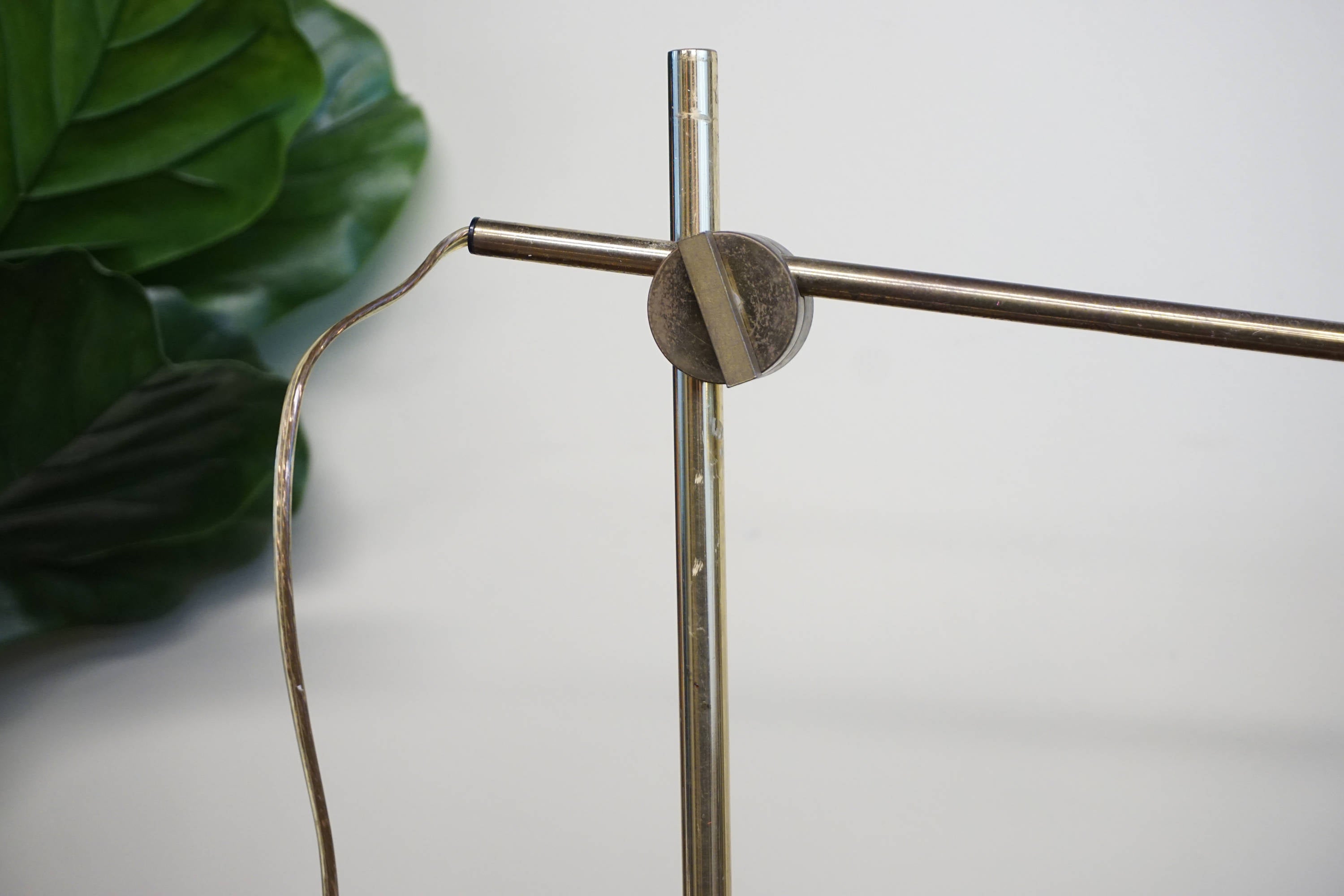 Vintage Brass Table Lamp | Brass Desk Lamp | Midcentury Modern Lamp | Brass Lamp | MCM Home Decor | MCM | Vintage Home Decor |