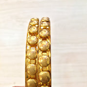 Gold Toned Hoop Earrings | Costume Jewelry | Large Hoop Earrings | 90's Fashion | 80's Style | Gift for Her | Pierced Ears | Earrings