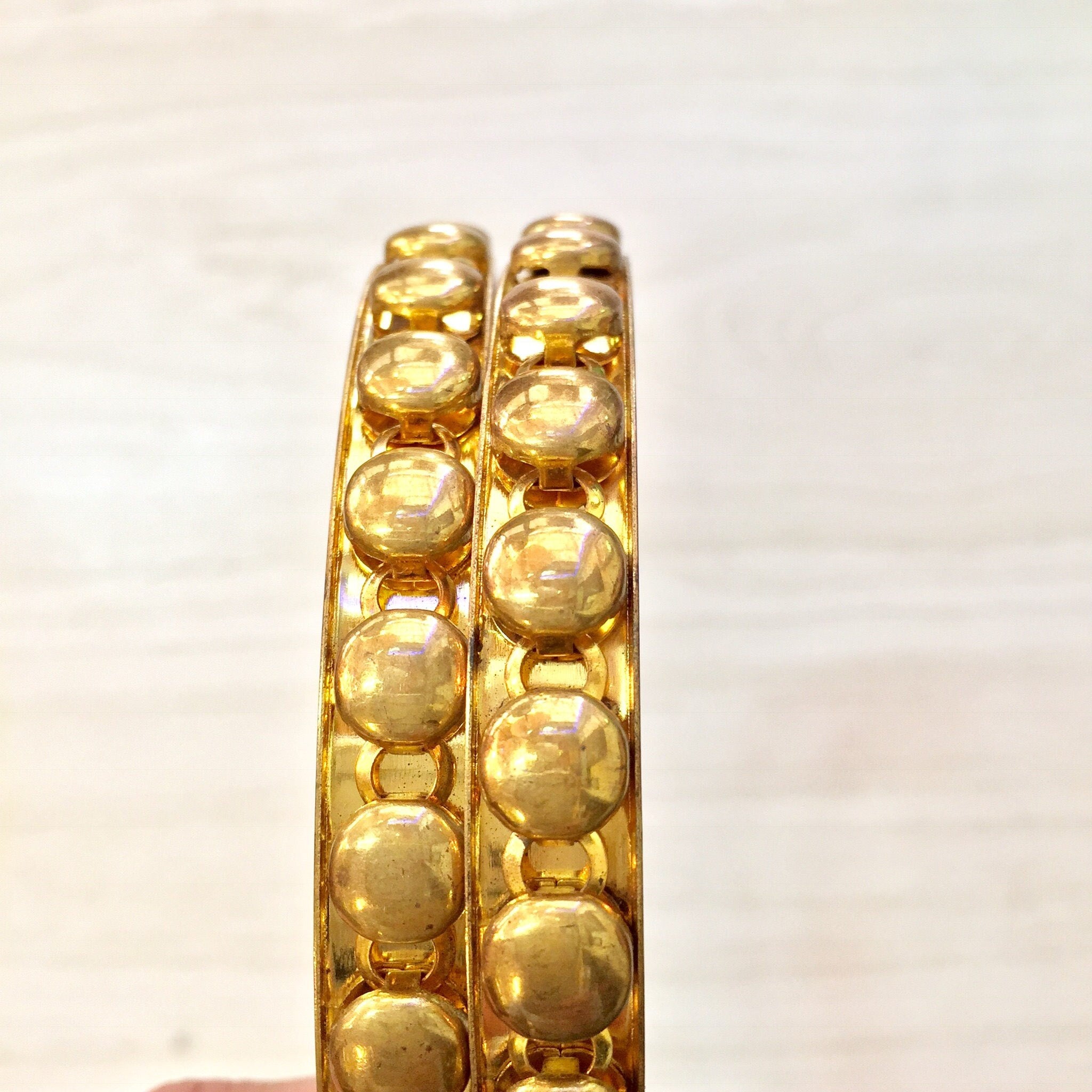 Gold Toned Hoop Earrings | Costume Jewelry | Large Hoop Earrings | 90's Fashion | 80's Style | Gift for Her | Pierced Ears | Earrings