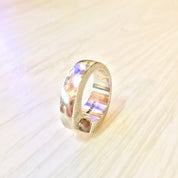 Abstract Sterling Silver Ring | Minimalist Jewelry | 925 Ring | Thick Band Ring | Holiday Gift Idea | Gift for Her | Statement Jewelry |