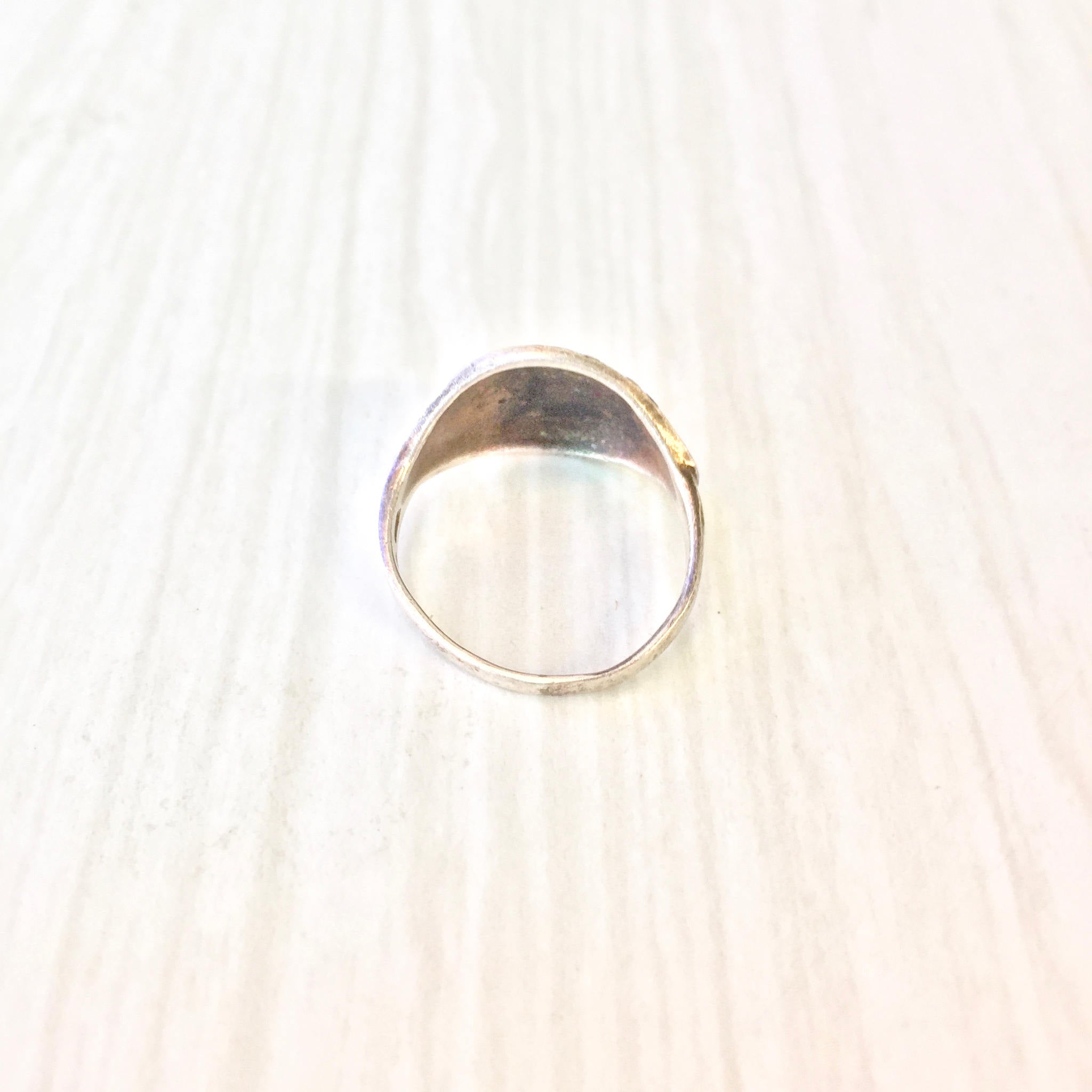 Vintage Sterling Silver Ring | Tribal Design | Silver Ring | Sterling Silver | Vintage Jewelry | Tribal Jewelry | Gift Idea | Simple Ring