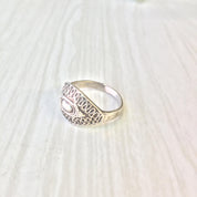 Vintage Sterling Silver Ring | Tribal Design | Silver Ring | Sterling Silver | Vintage Jewelry | Tribal Jewelry | Gift Idea | Simple Ring