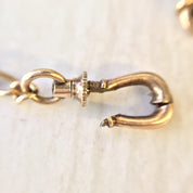 Antique Victorian Mourning Hair Jewelry 10 Karat Gold | Antique Mourning Jewelry | Binocular Pendant | Victorian Jewelry | Antique Necklace
