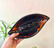 Mid Century Modern Royal Haeger Ashtray | Glazed Ceramic Ash Tray | MCM Home Decor | Black Ashtray | Mid Century Home Decor | Matte |