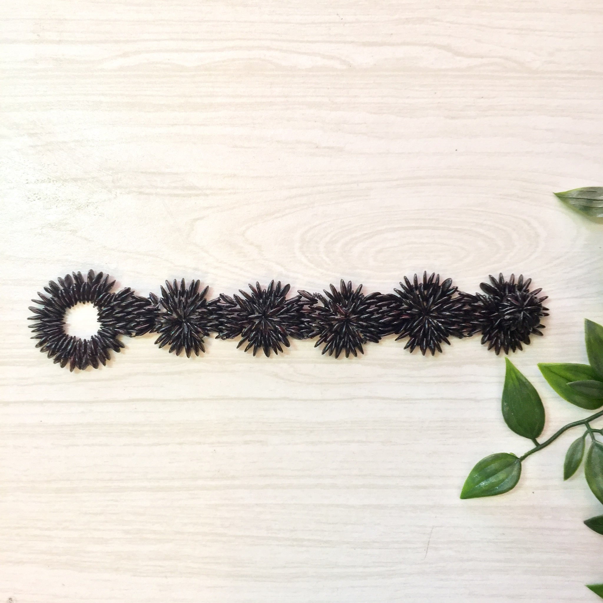 Victorian Black Beaded Seed Bracelet | Black Seed Bracelet | Victorian Jewelry | Vintage Jewelry | Black Jewelry | Bracelet |Statement Piece