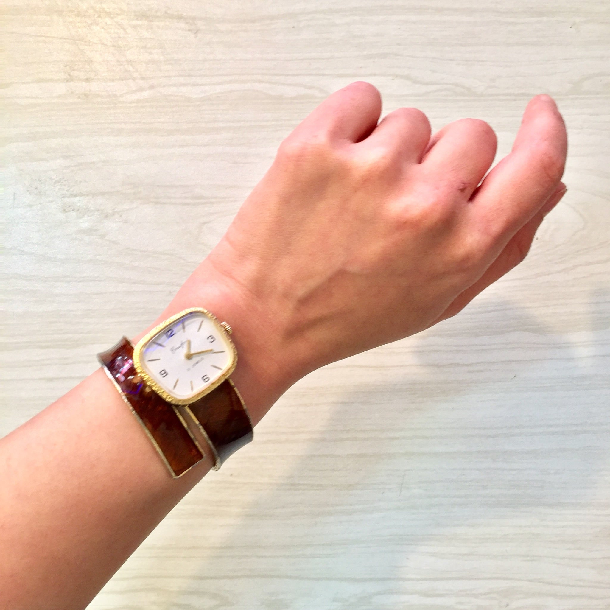 Vintage Crawford Watch | Women's Watch | 21 Jewel Movement | Wind Up Women's Watch | Women's Jewelry | Cuff Hinged Clasp Watch | Bracelet