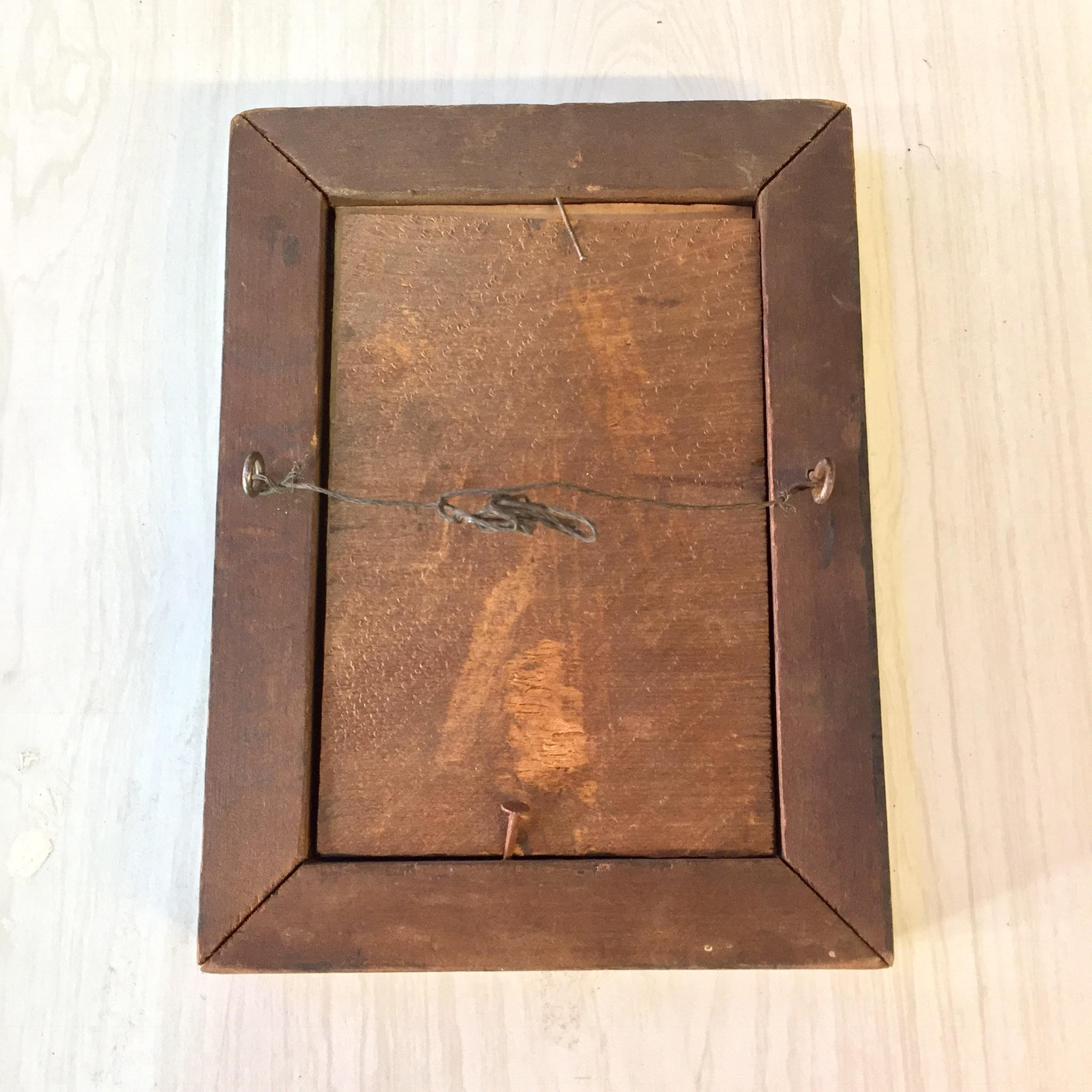 Antique Wooden Picture Frame | Ornate Gold Gilt Wooden Picture Frame | Vintage Home Decor | Wall Art | Hanging Wall Art | Wood Carved