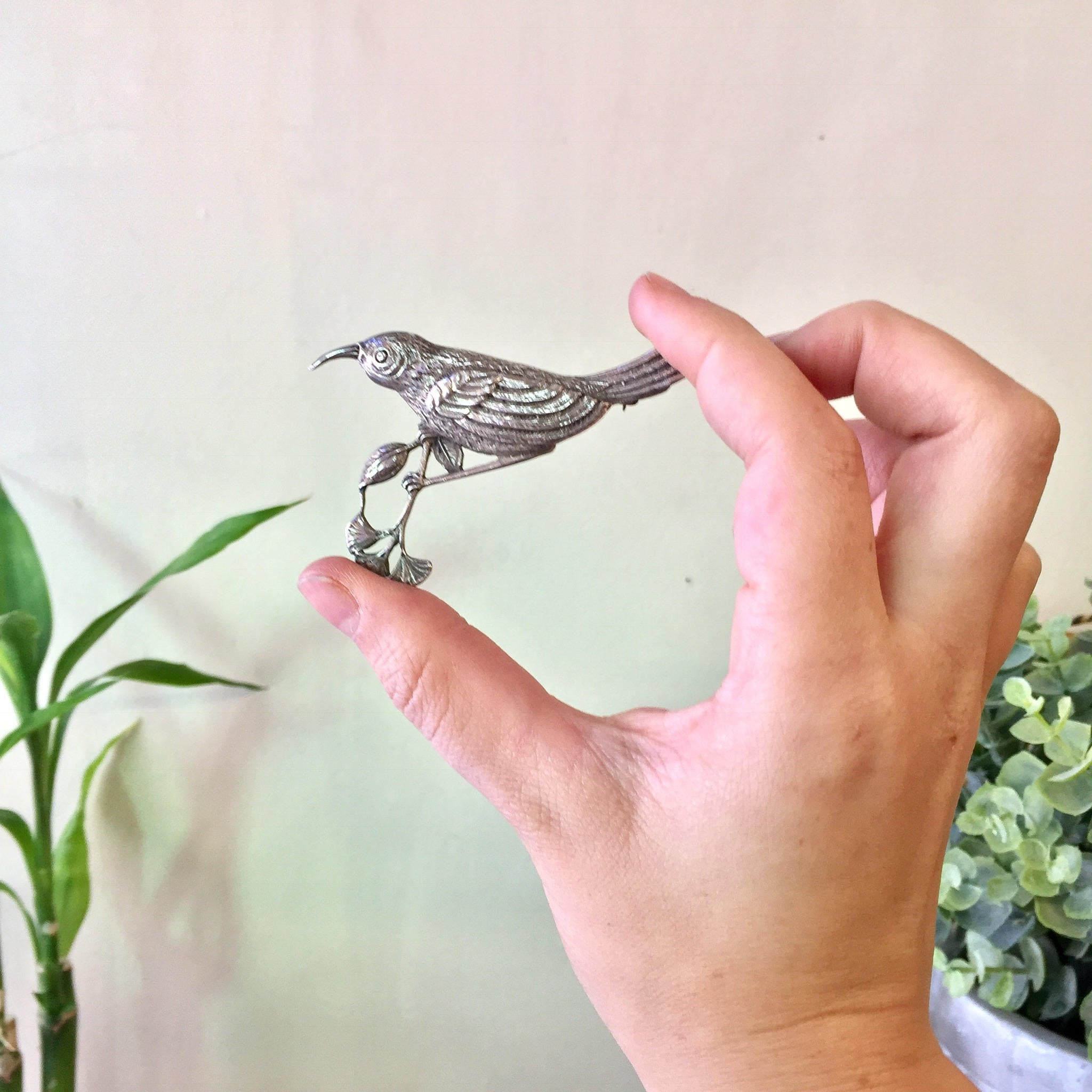 Vintage Guglielmo Cini for Gump's Sterling Silver Bird Brooch | G Cini Jewelry | Silver Bird Pin | Guglielmo Cini | Vintage Designer Jewelry