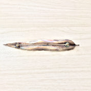Vintage Silver Brooch | Feather Brooch | Sterling Silver Pin | Handmade Brooch | Feather Jewelry | Vintage Jewelry | Vintage Pin | Feather