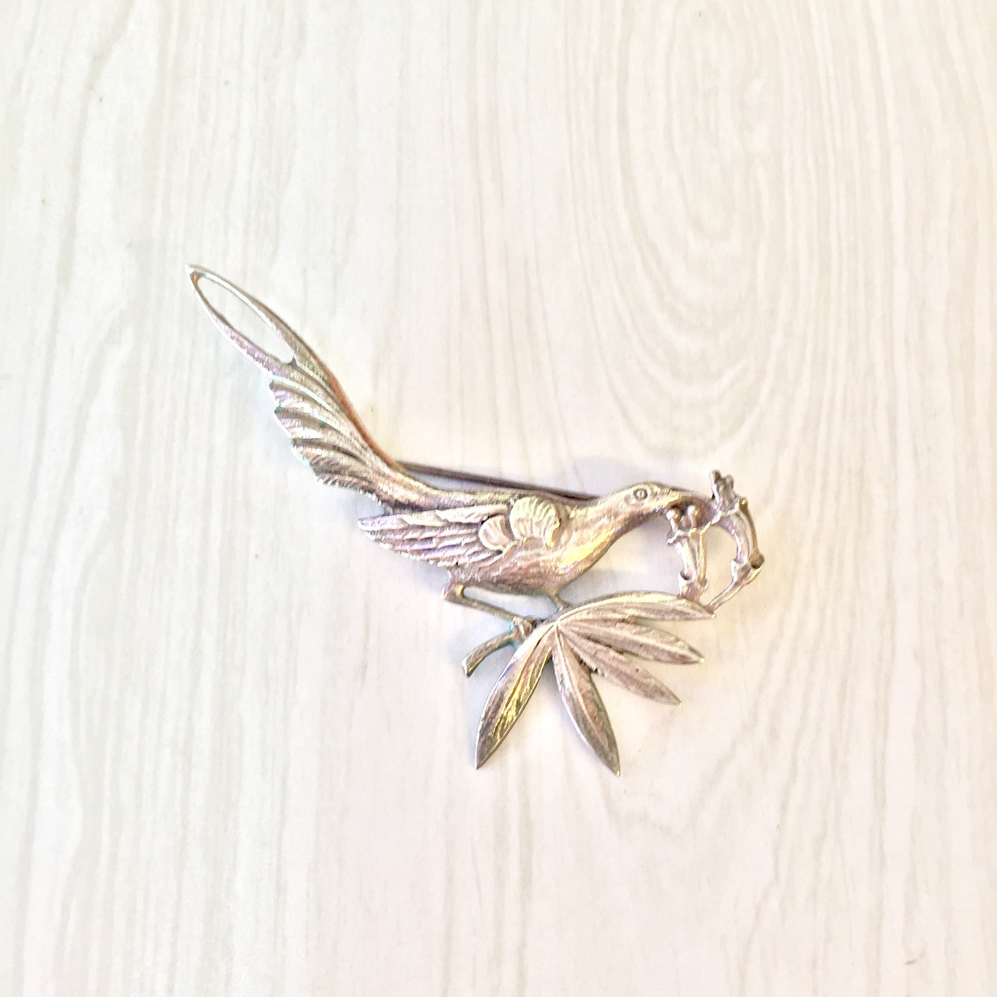 Vintage Guglielmo Cini for Gump's Sterling Silver Bird Brooch | G Cini Jewelry | Silver Bird Pin | Guglielmo Cini | Vintage Designer Jewelry