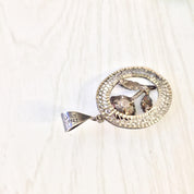 Vintage Silver Pendant | Rose Pendant | Vintage Jewelry | Sterling Silver | Rose Jewelry | Flower | Silver Rose | Vintage Pendant | Necklace