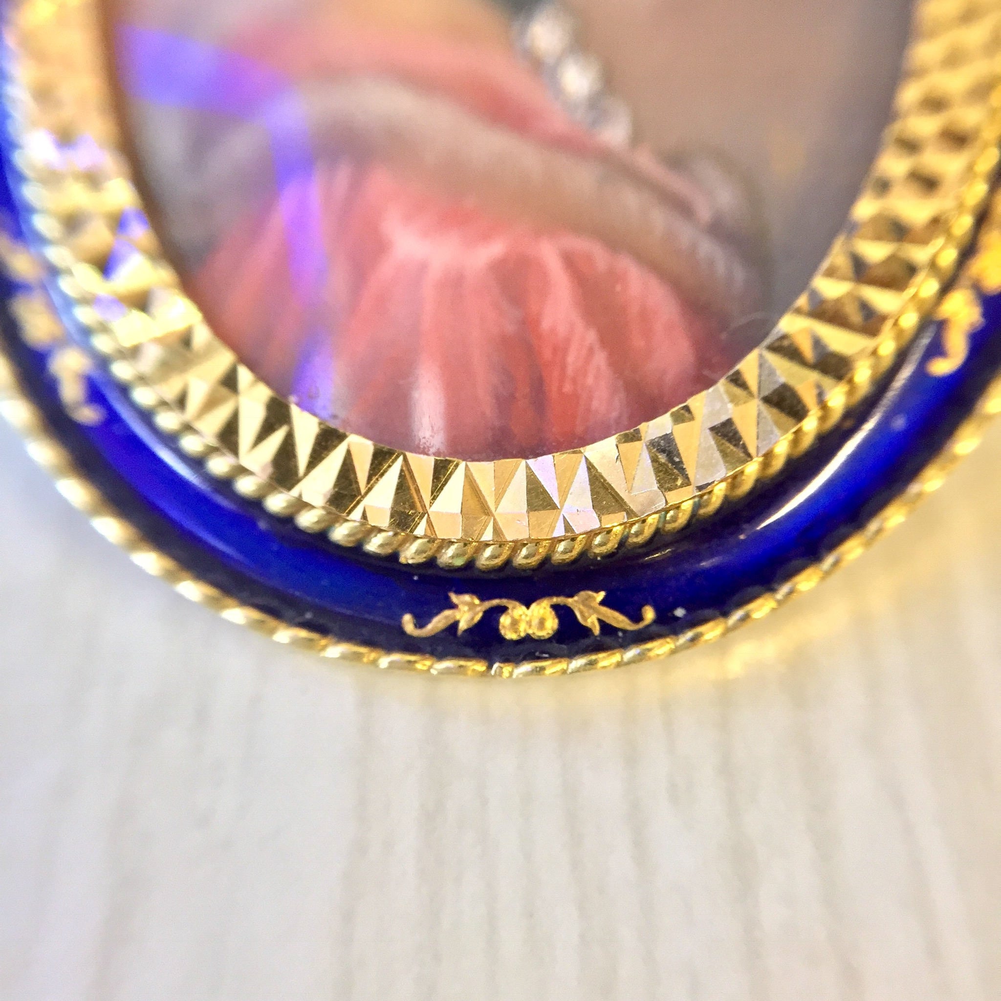 18 Karat Gold Victorian Brooch / Pendant | Victorian Cameo Brooch | 18K Gold | Diamond | Antique Pendant and Brooch | Pin | Antique Jewelry