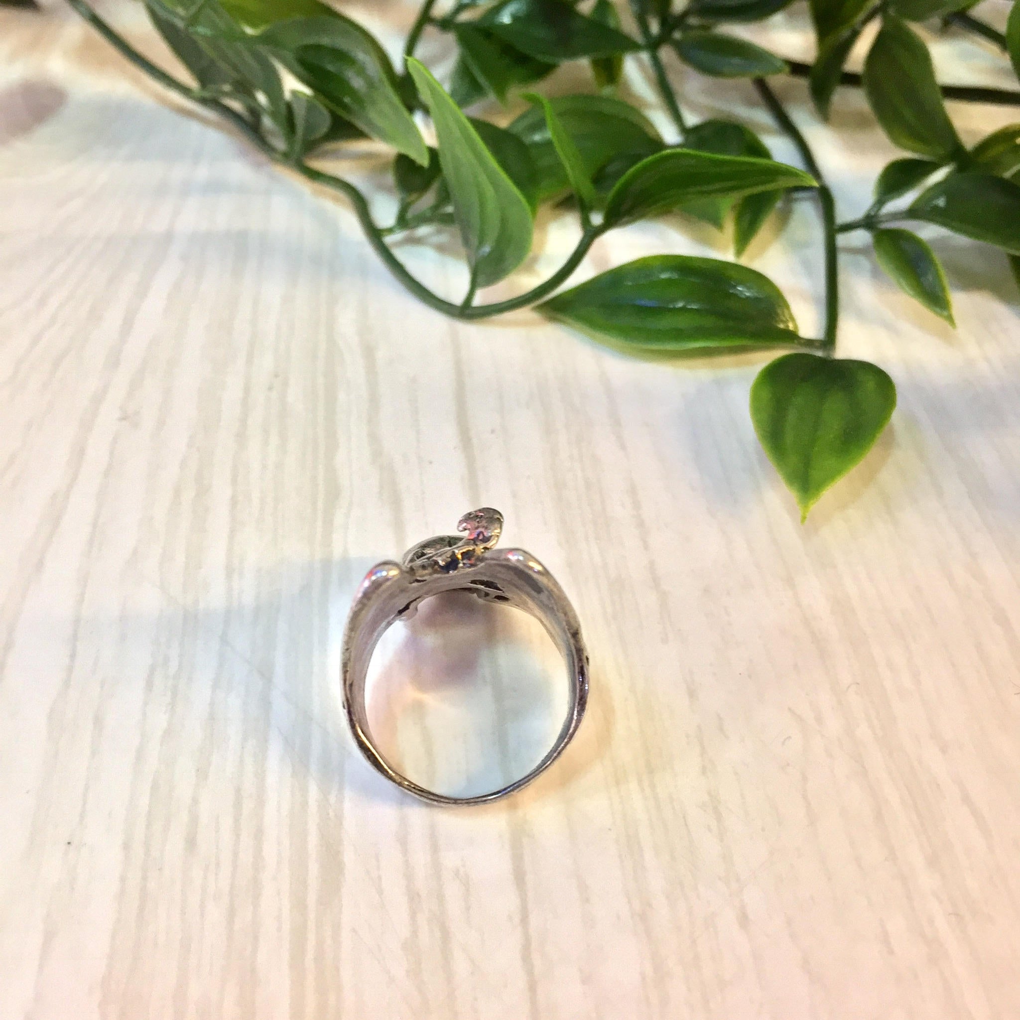 Vintage Silver Ring | Vintage Jewelry | Eagle Ring | Skull Ring | Biker Jewelry | Biker Ring | Sterling Silver | Eagle and Skull | Statement