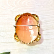 Vintage Cameo Brooch | Cameo Jewelry | Vintage Jewelry | Gold Filled | 10 Karat | Yellow Gold | Brooch | Pin | Cameo | Gold | Valentines Day