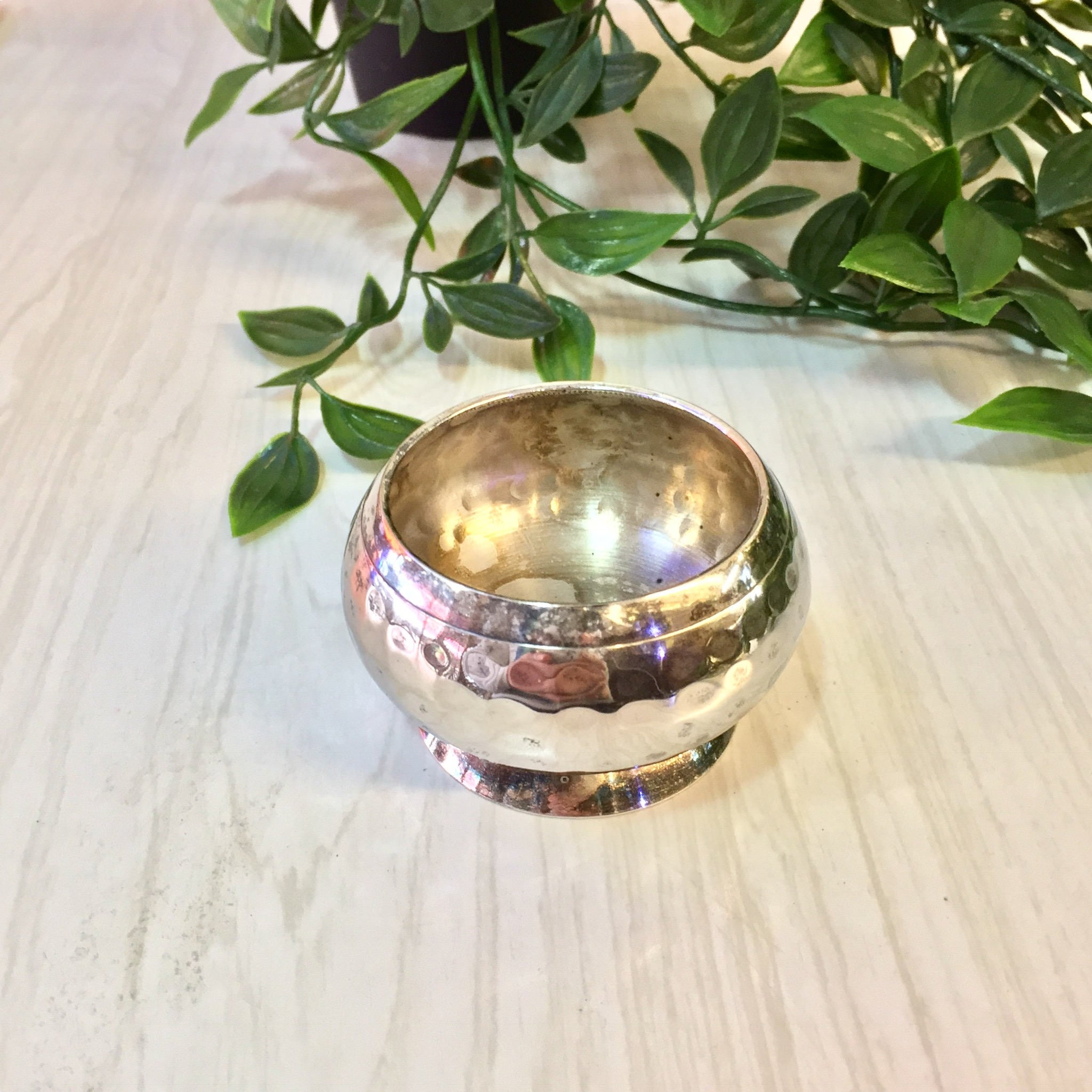 Vintage Home Decor | Metal Incense Holder | Incense Burner | Hammered Metal | Incense | Small Metal Pot | Bohemian Home Decor |Hand Hammered