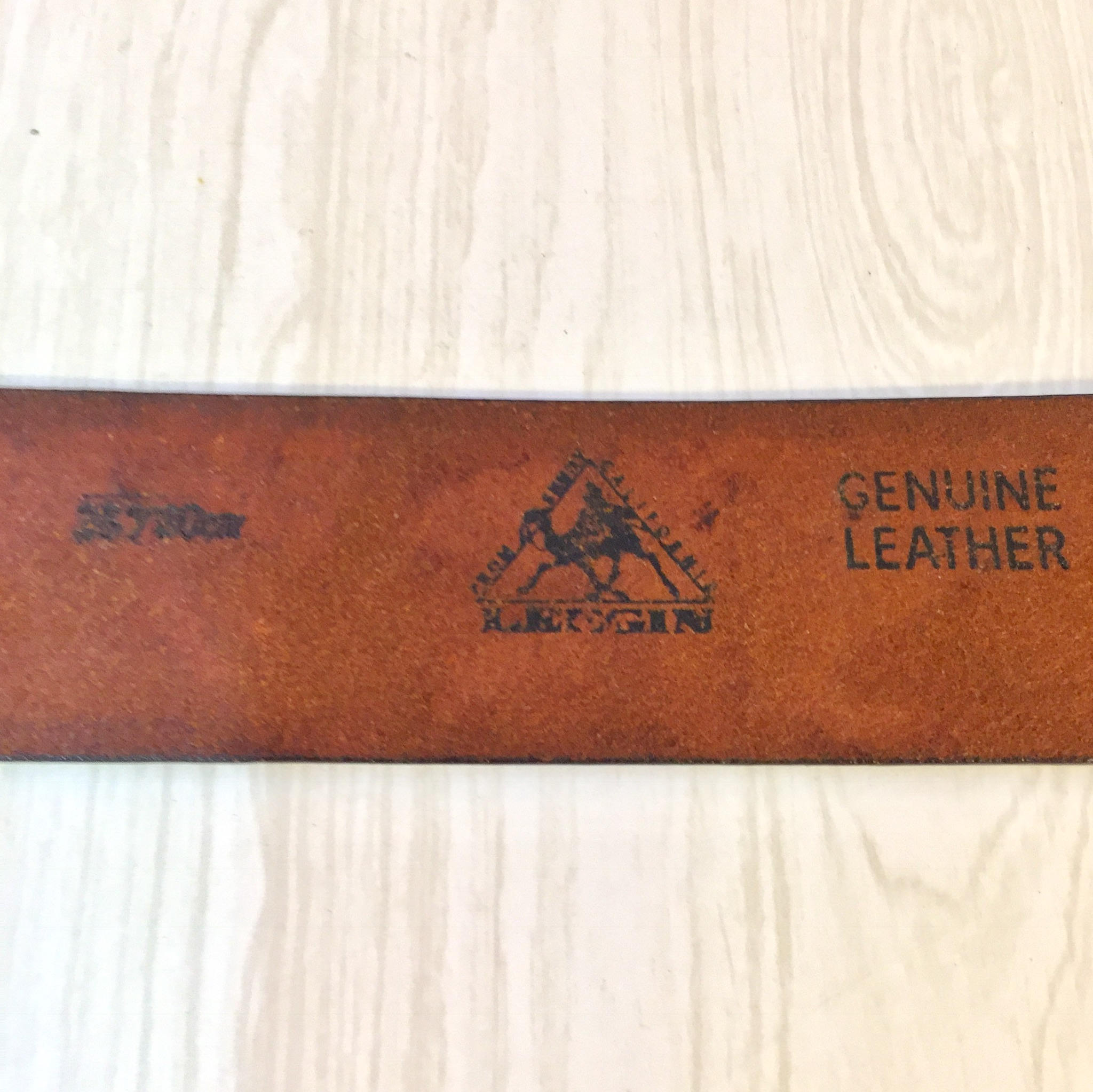 Vintage Leather Belt | Leegin Leather | Leegin Belt | Brown Leather belt | Brass Buckle | Mushroom Belt | Hippie | Bohemian | Tooled Belt |