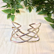 Vintage Silver Bracelet | Cuff Bracelet | Vintage Jewelry | Abstract Jewelry | Sterling Silver | Bracelet | Cuff | Vintage Silver | Jewelry