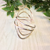Vintage Silver Bracelet | Cuff Bracelet | Vintage Jewelry | Abstract Jewelry | Sterling Silver | Bracelet | Cuff | Vintage Silver | Jewelry