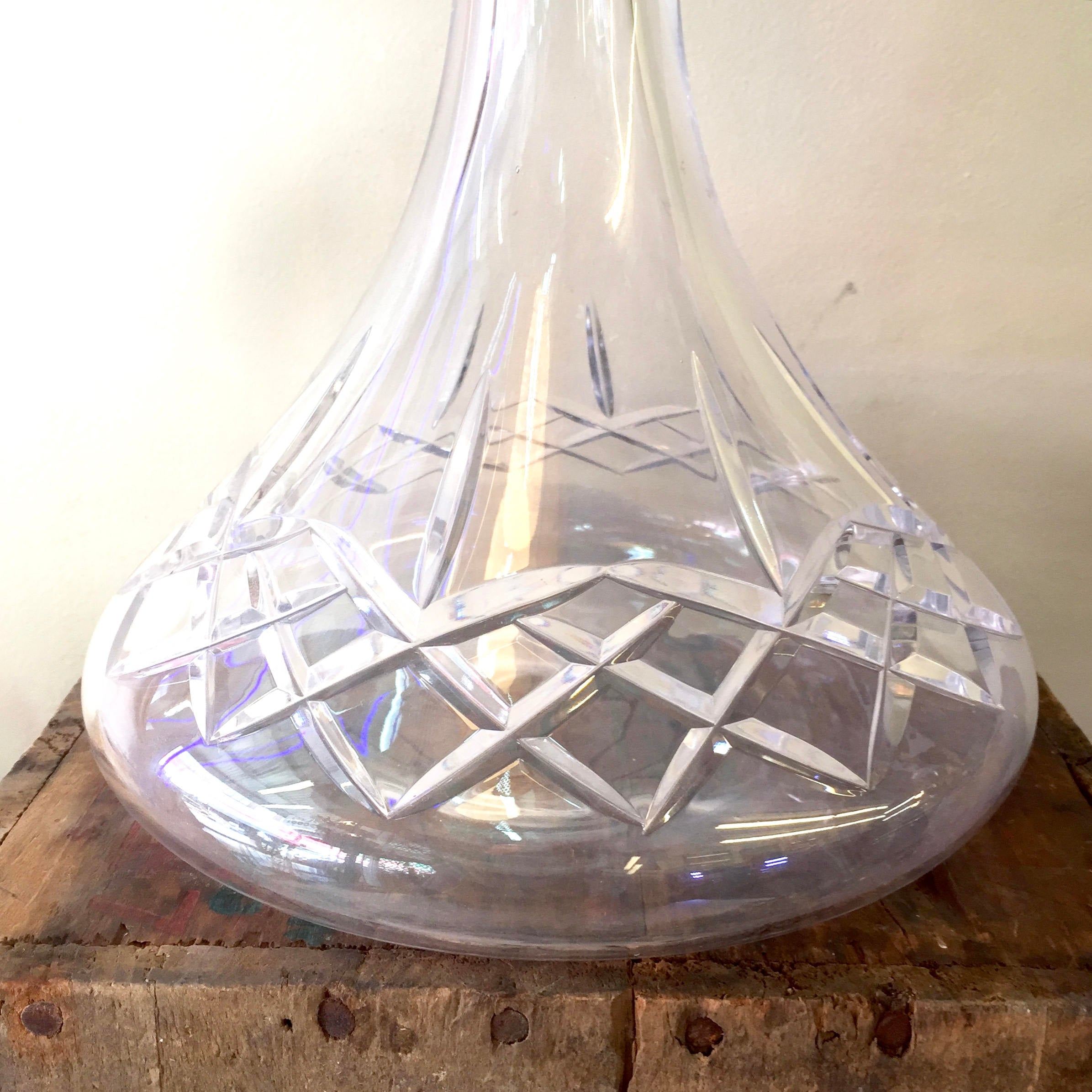 Vintage Ship Captain's Decanter | Crystal Captain's Decanter | Bar | Crystal Decanter | Ship Captain | Vintage Home Decor | Vintage Bar |