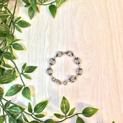 Vintage Silver Bracelet | Link Bracelet | Vintage Jewelry | Sterling Silver | Valentines Day | Simple Bracelet | Silver | Jewelry | Bracelet