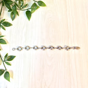 Vintage Silver Bracelet | Link Bracelet | Vintage Jewelry | Sterling Silver | Valentines Day | Simple Bracelet | Silver | Jewelry | Bracelet