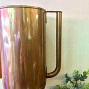Large Copper Water Pitcher | Vintage Water Pitcher | Copper Home Decor | Vintage Home Decor | Industrial Style | Large Water Vessel | Gift