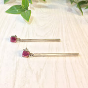 Vintage Silver Earrings | Pink Rhodochrosite | Vintage Jewelry | Rhodochrosite Jewelry | Sterling Earrings | Sterling Silver | Valentines