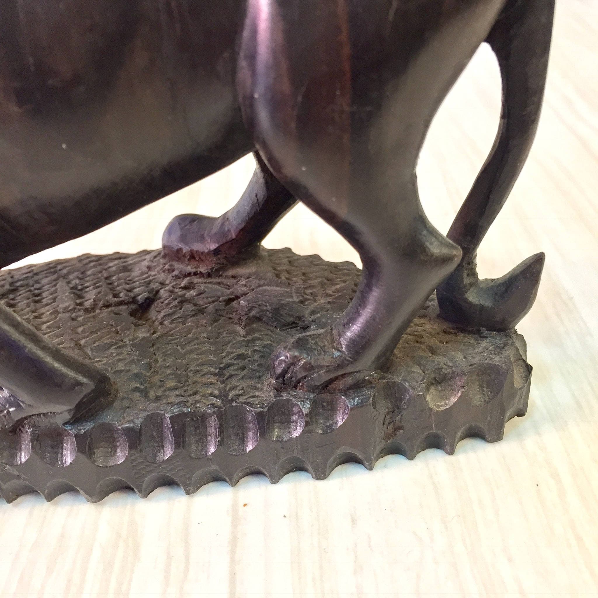 Hand Carved Ebony Wood Lion | Lion Wood Carving | Solid Wood Lion | Mantle Piece | | Bohemian Home Decor | Lion Decor |