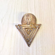 Geometric Clip On Earrings | 80's Style | 80's Fashion | Clip On Earrings | Costume Jewelry | Vintage Clip On Earrings | Triangle | Circle