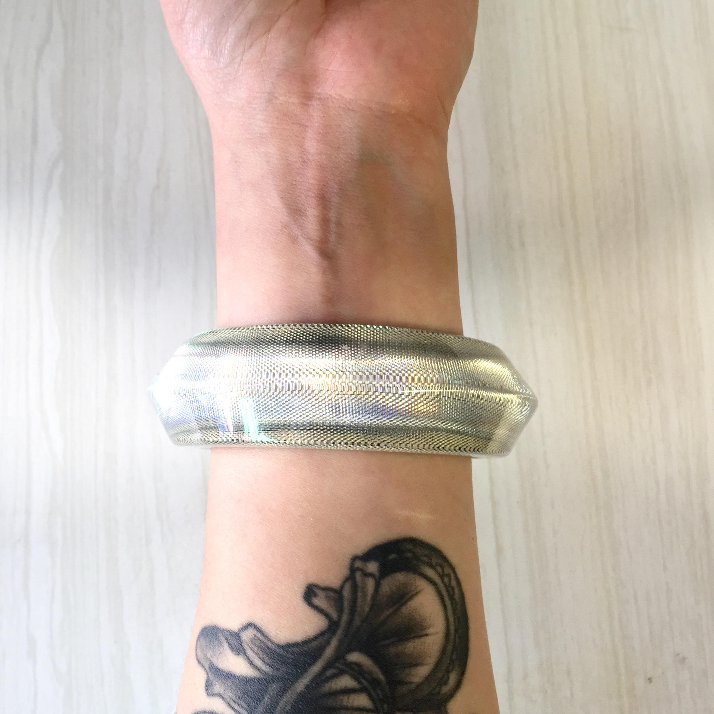 Large Plastic Bangle Bracelet | Vintage Costume Jewelry | Plastic Bracelet | 80's Fashion | 80's Style | Holiday Gift Idea | Gift for Her