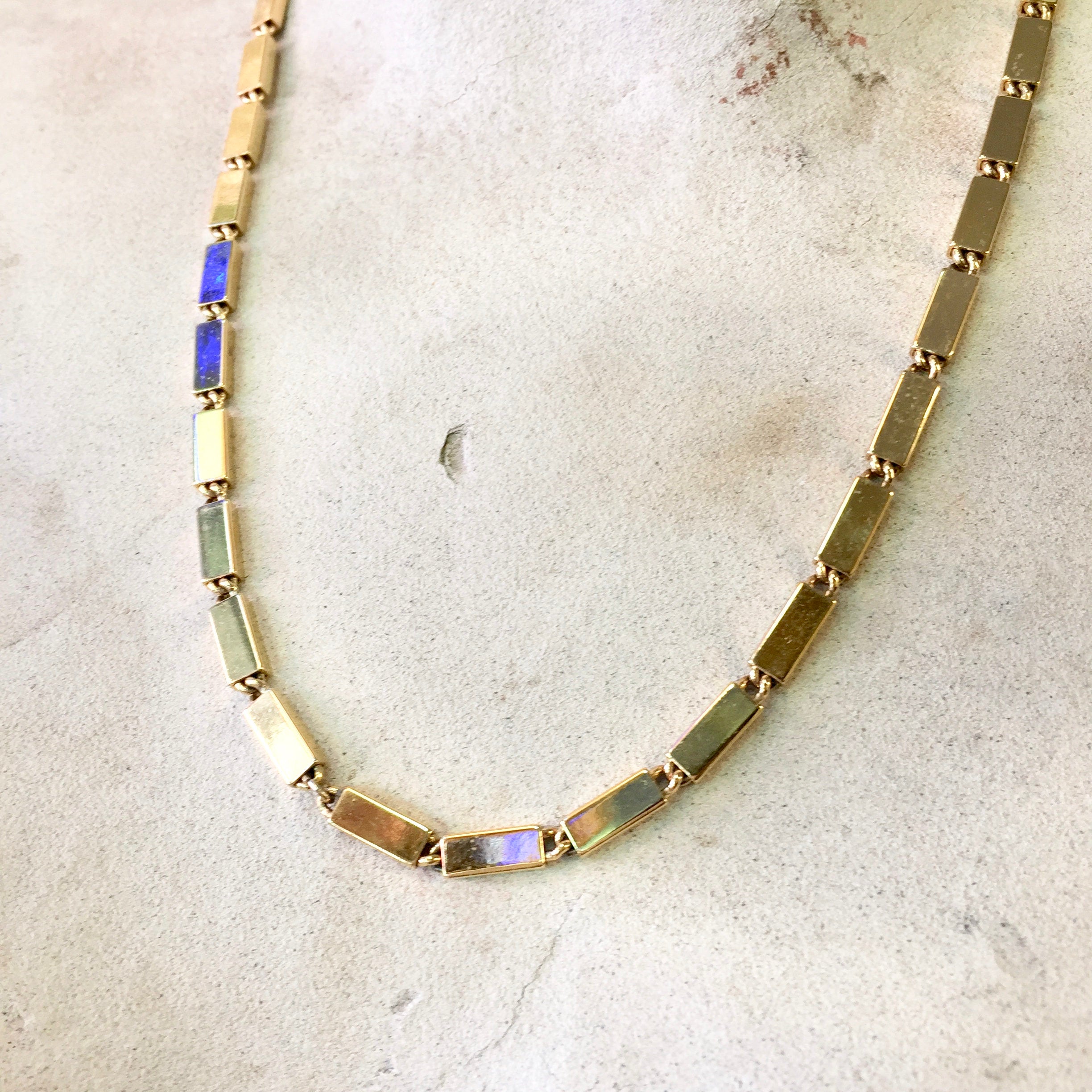 Vintage Gold Tone Monet Necklace | Monet Jewelry | Vintage Necklace | Gold Tone Jewelry | Gold Link Necklace | Holiday Gift Idea |